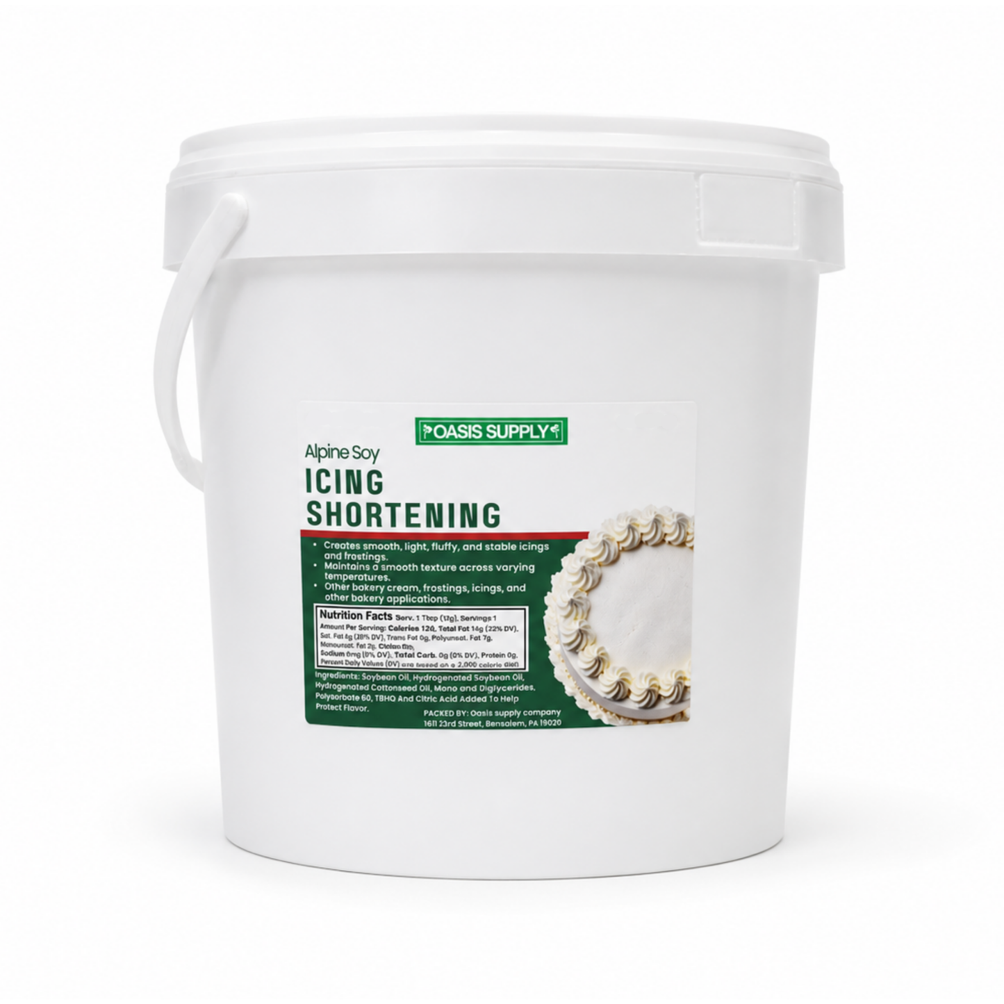 Stratas Alpine Soy Flex Icing Shortening - 2,5 à 50 lb