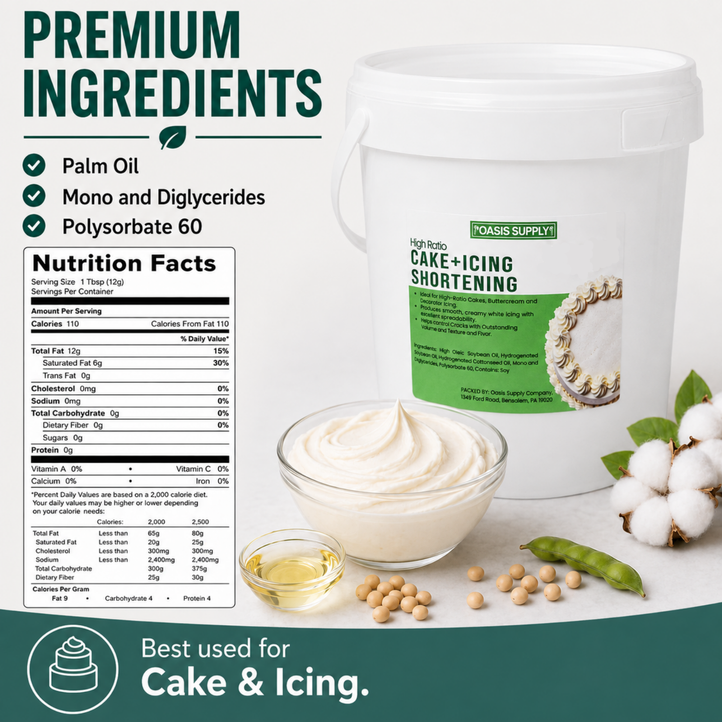 Sweetex Mejorado Alto Ratio Flex Cake & Icing Shortening