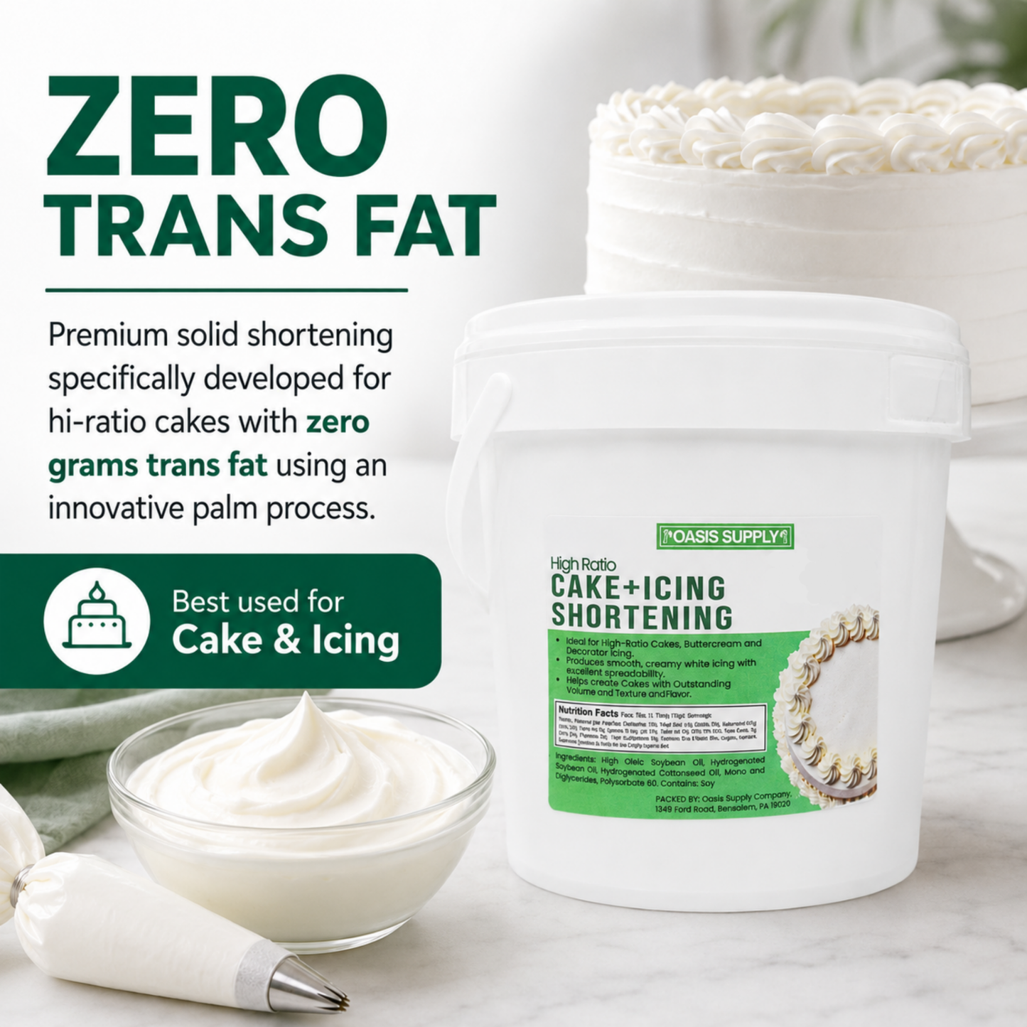 Sweetex Mejorado Alto Ratio Flex Cake & Icing Shortening
