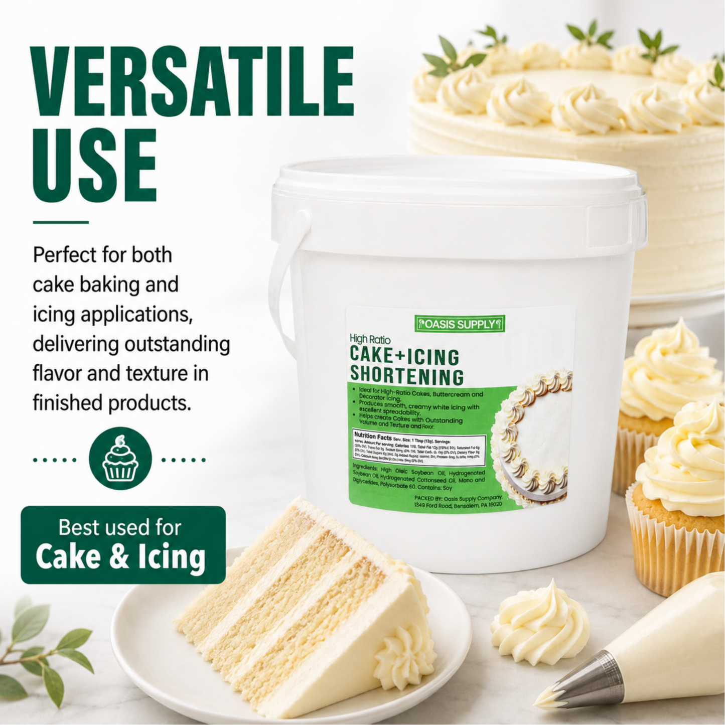 Sweetex Mejorado Alto Ratio Flex Cake & Icing Shortening