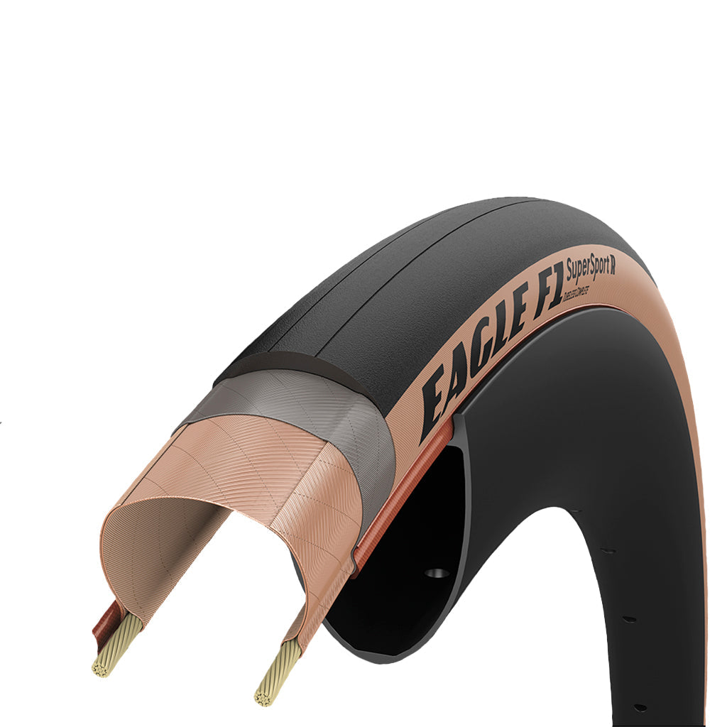 Neumático Tubeless Goodyear Eagle F1 SuperSport R 700 x 28c Tan