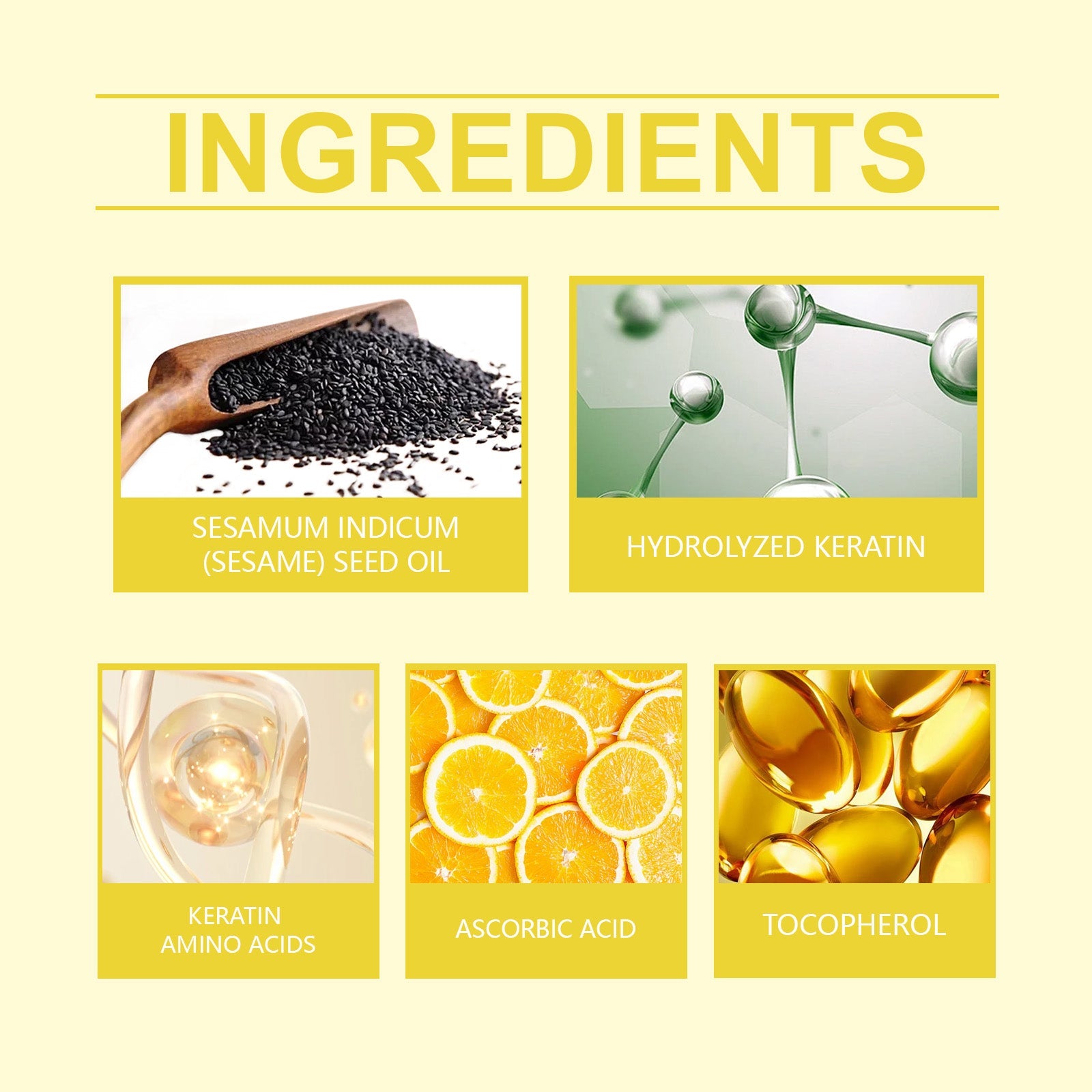 Black Sesame Oil Hair Care Capsules Nourish And Repair Dry Hair And Smooth Hair Care Essential Oil - Korvel