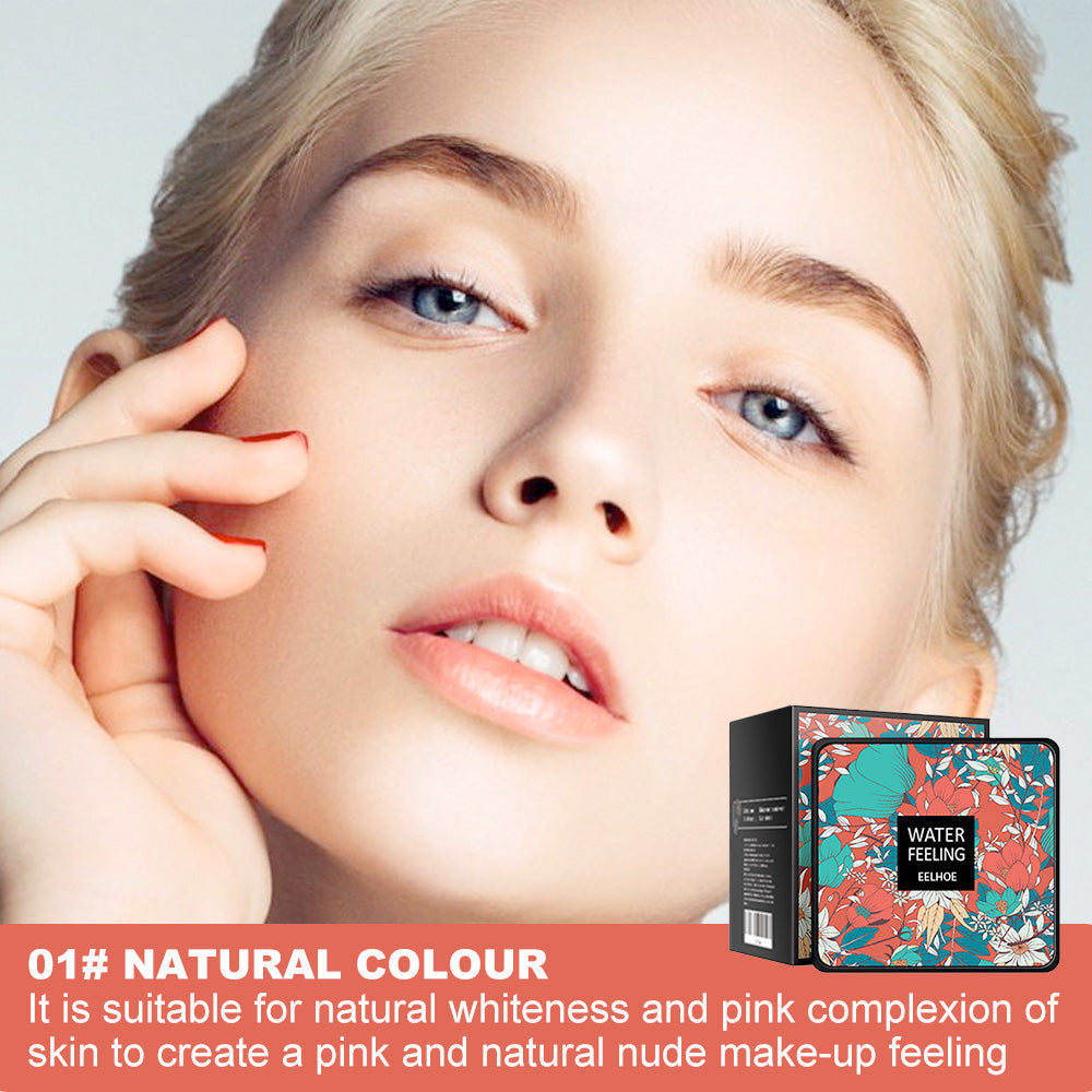 Water Feeling BB Cream, Mushroom Air Cushion To Cover Blemishes Waterproof Sweat Resistant Makeup Cushion BB Cream - Korvel