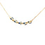 Pendentif de mode en diamant saphir en or jaune 10KT