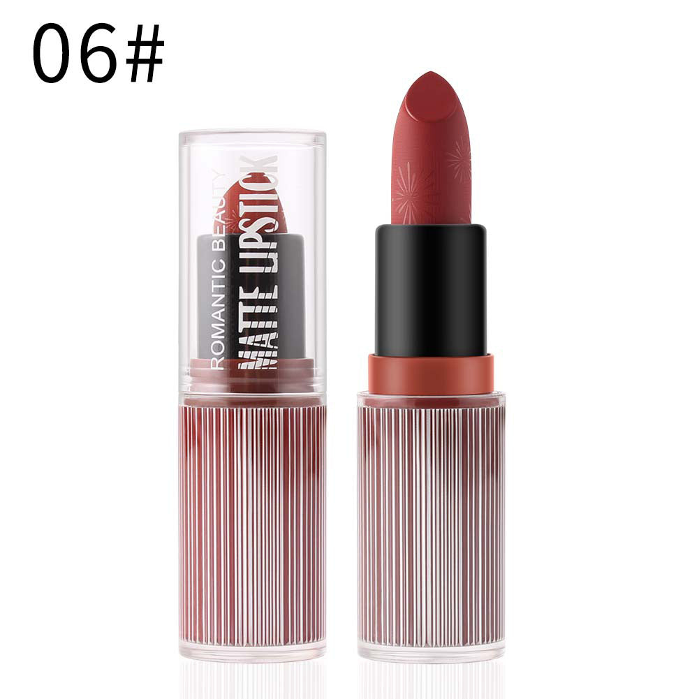 Romantic Beauty Transparent Tube Printed Lipstick Is Waterproof And Not Easy To Touch Cup Multi-Color Lip Gloss - Korvel