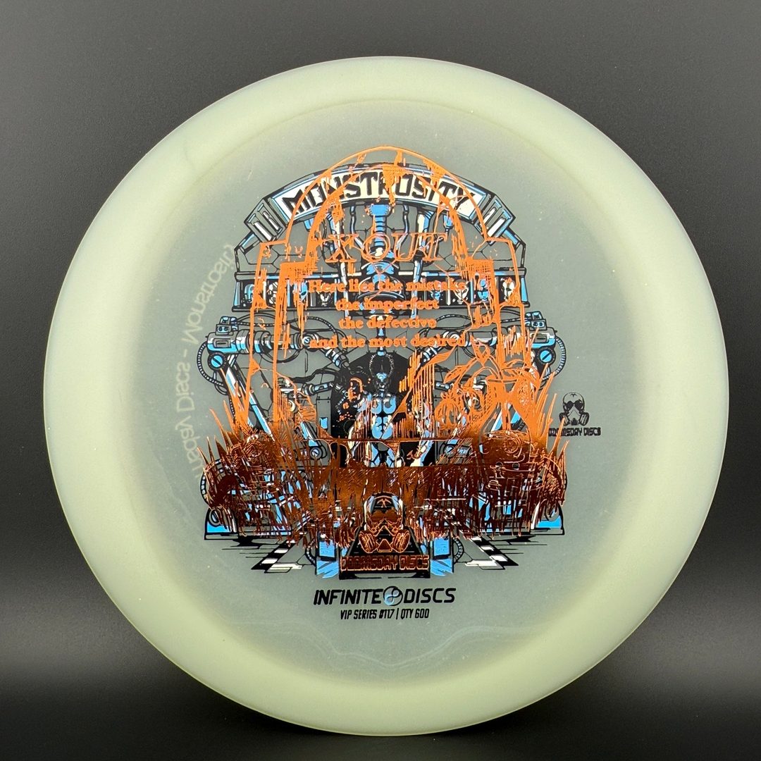 Glow Monstrosity - VIP Series #117 - X-Out Disc Golf Disc