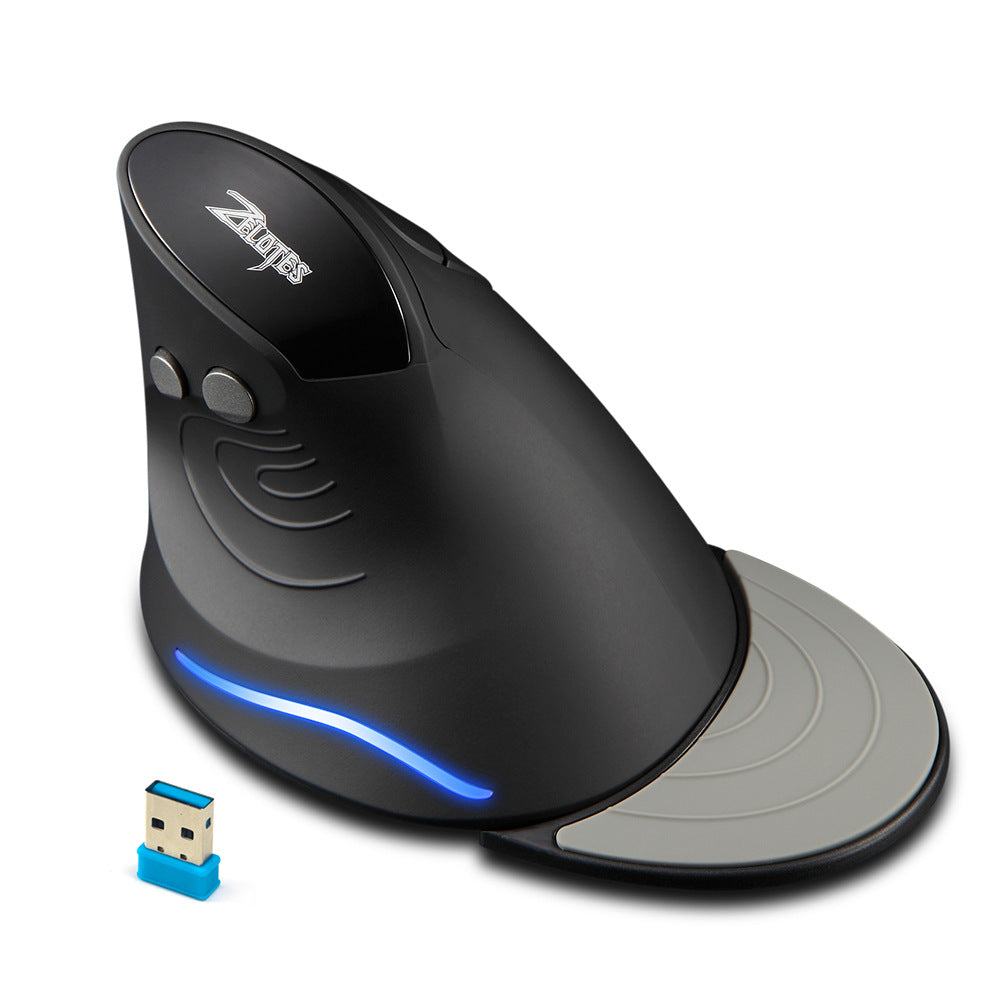 Master F17 Vertical Mouse Ergonomic Worm Anti Mouse Hand Laptop Desktop Wireless Mouse - Korvel