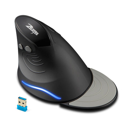 Master F17 Vertical Mouse Ergonomic Worm Anti Mouse Hand Laptop Desktop Wireless Mouse - Korvel