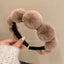 Retro Plush Hair Hoop - Women's Headband Accessory