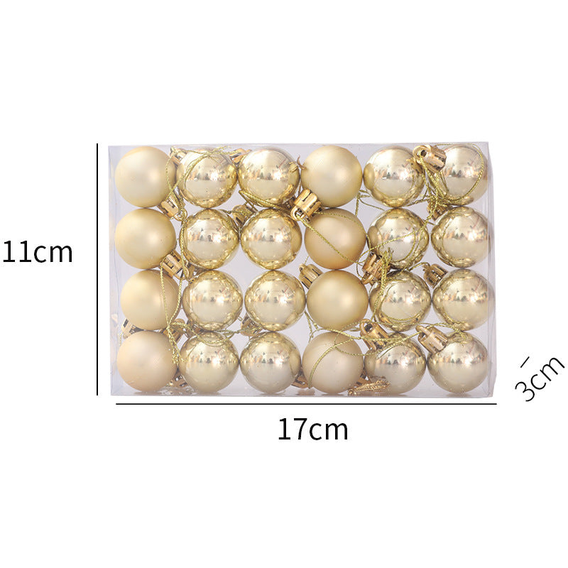 Christmas Ball Plastic Electroplating Christmas Ball Christmas Tree Creative Decoration Gift - Korvel