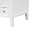 Meuble de salle de bain blanc de 24" avec lavabo et rangement