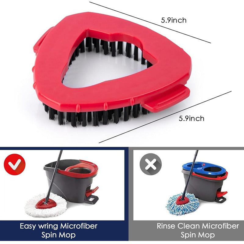 O-Cedar RinseClean Triangular Cleaning Brush Replacement Mop Head