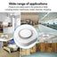 Tuya Smart Zigbee Smoke Detector Smart Fire Alarm Progressive Sound Photoelectric Smoke Sensor - Korvel