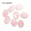 Thumb Worry Stones Oval Massage Quartz Healing Crystal Chakra Energy Therapy Meditation Spiritual Natural Gemstone Decor - Korvel