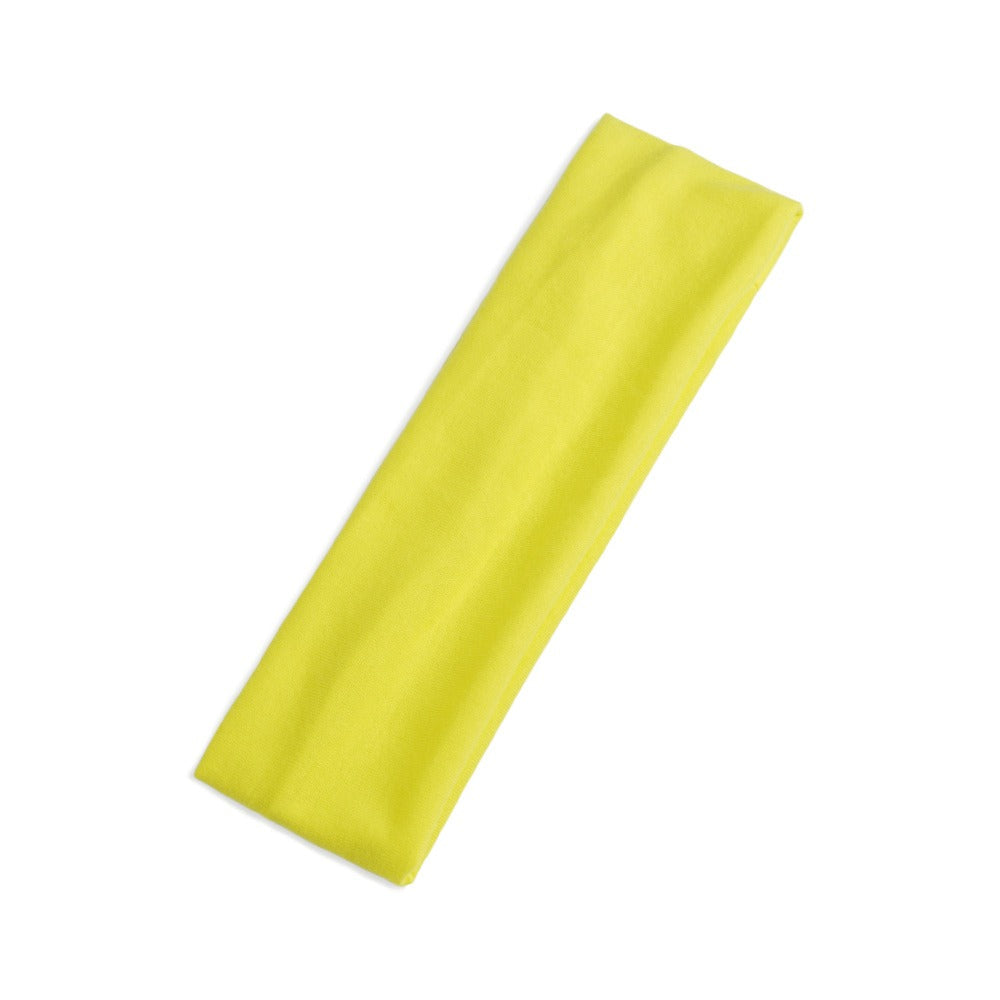 Simple Sports Headband Running Sports Anti Sweating Yoga Headband Unisex Solid Color Single Loop Headband - Korvel