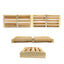 Wooden foot massager high quality wooden five row stress relieving treatment relaxing massage roller health massage tool - Korvel
