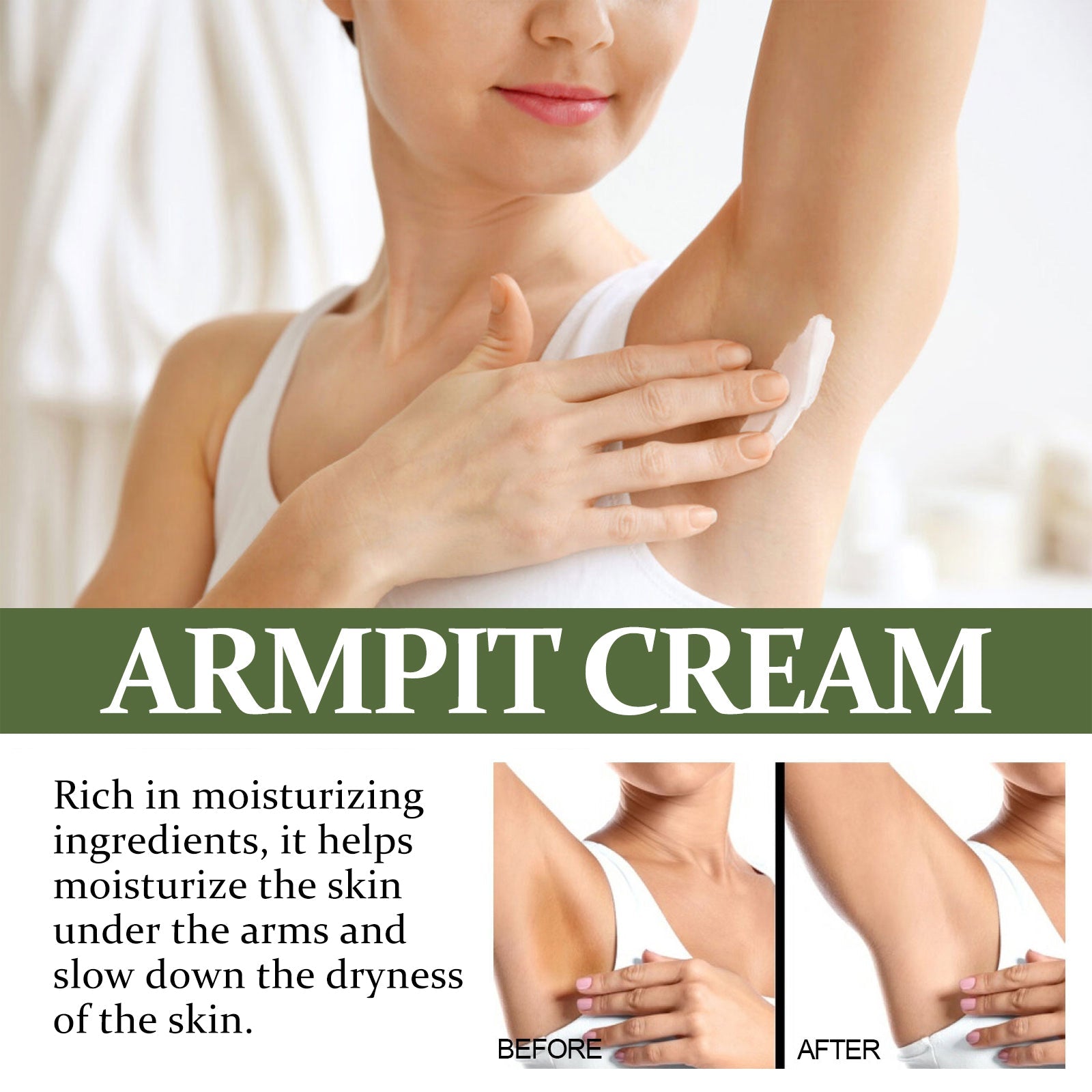 Armpit Cream, Whitening Whitening Treatment Cream To Reduce Skin Pigmentation And Moisturize Whitening Treatment - Korvel