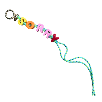 Sorry Bag Charm - Stylish Handbag Accessory