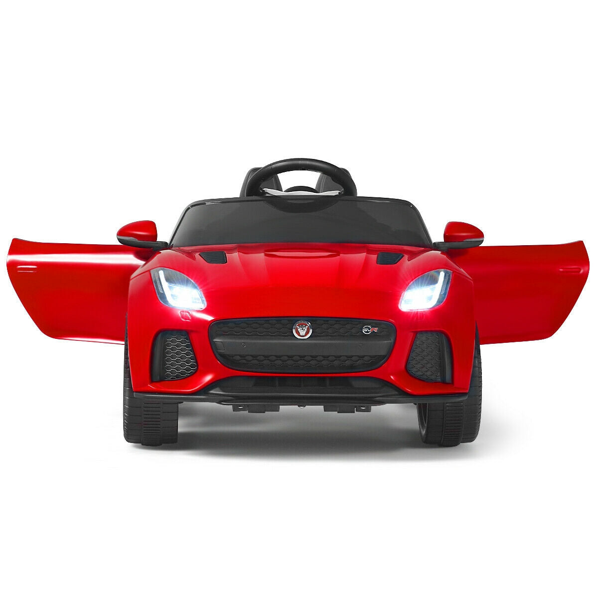 Coche Eléctrico para Niños Licenciado Jaguar F-Type SVR de 12V - Rojo
