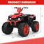 12V Kids Ride-On ATV with LED Lights - Red