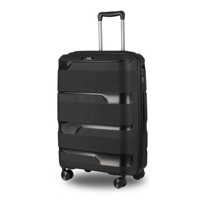 Premium 24-Inch Black Hardcase Spinner Luggage with TSA Lock - Korvel