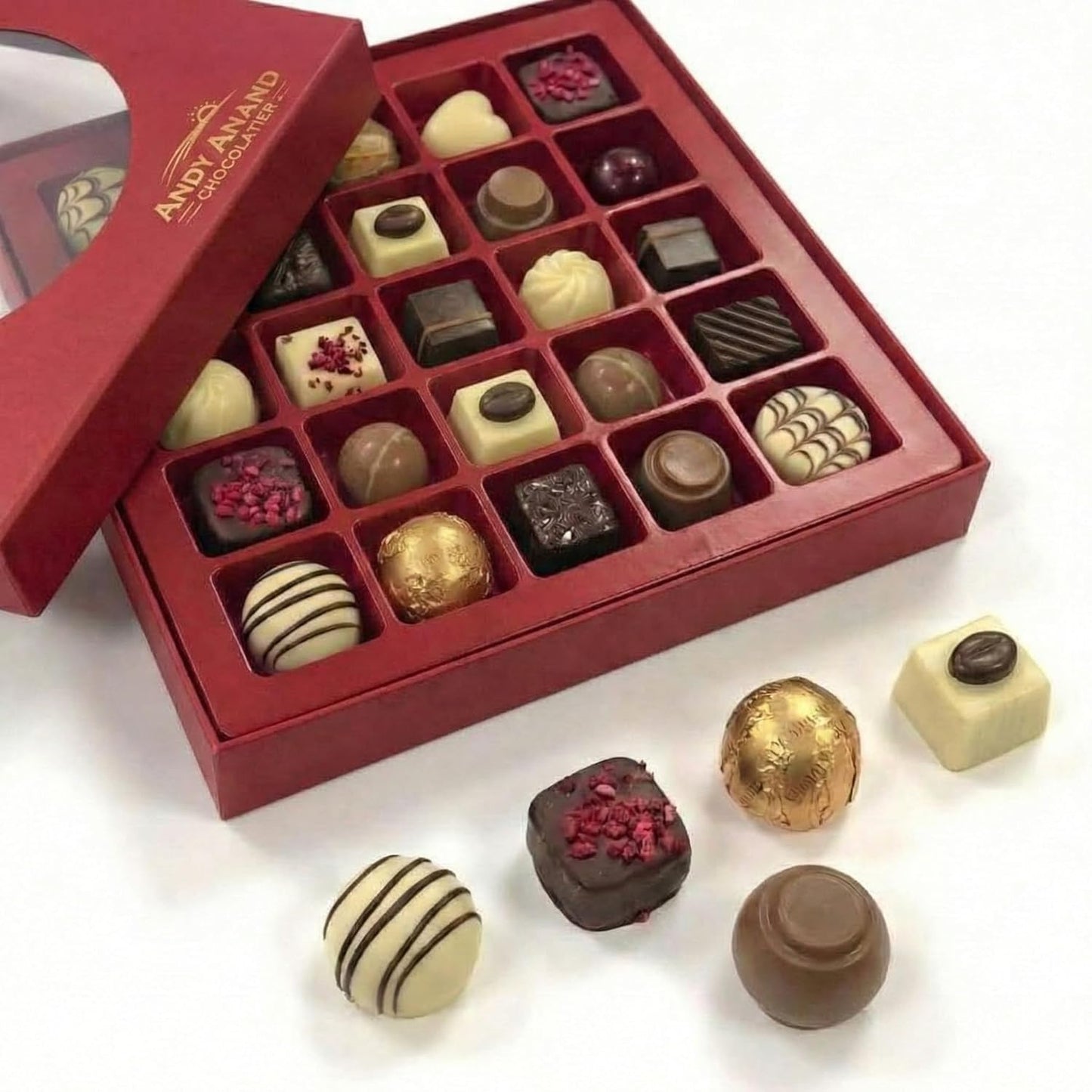 Gourmet Chocolate Truffles Bon Bon Praline Box