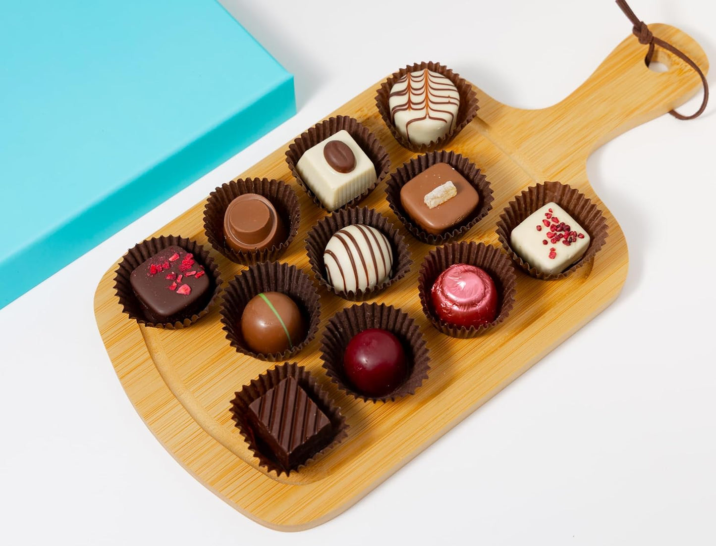 Gourmet Chocolate Truffles Bon Bon Praline Box