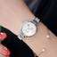 Montre en acier inoxydable élégante pour femmes avec bracelet en céramique