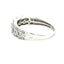 Anillo de boda de diamante natural de 0.50 ct en oro blanco de 14 quilates