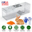 Trampa Humana para Animales Vivos - 27x7.5x8in Trampa de Acero Plegable