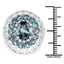 5.98 Carat London Blue Topaz Sterling Silver Cocktail Ring
