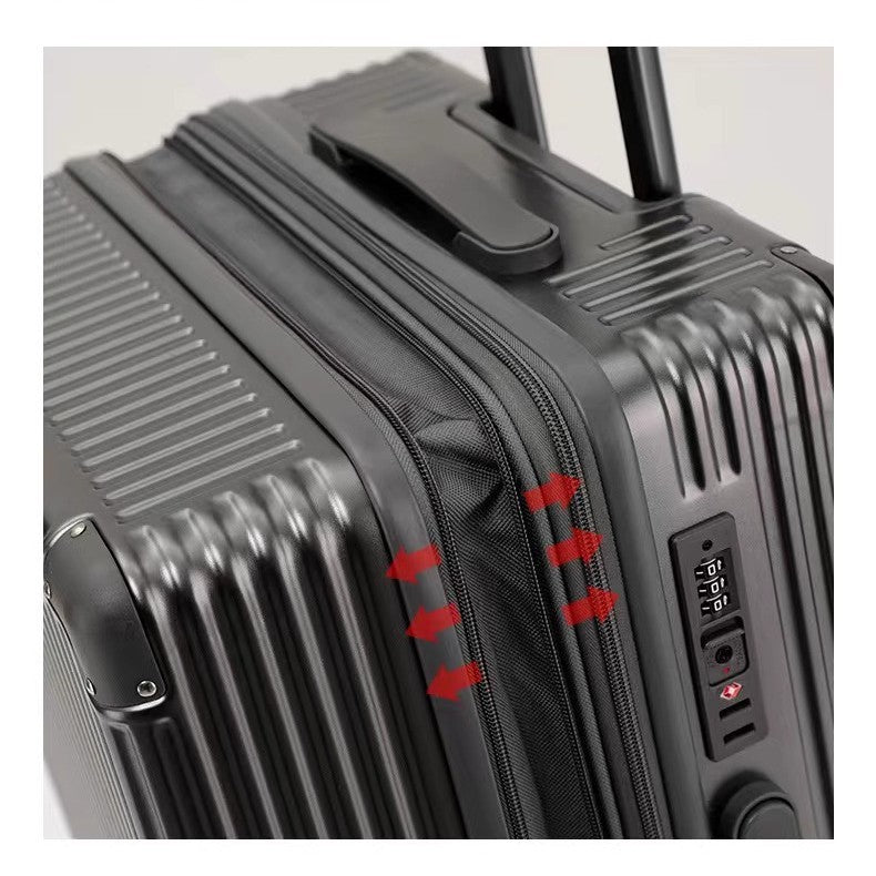 20-Inch Extended Trolley Carry-On Suitcase