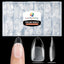 Short Almond Gel Nail Tips - 504pcs Half Matte Press-On Nails
