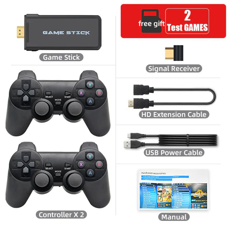 Consola de Juegos Dobles 2.4G - Juegos Clásicos Redefinidos