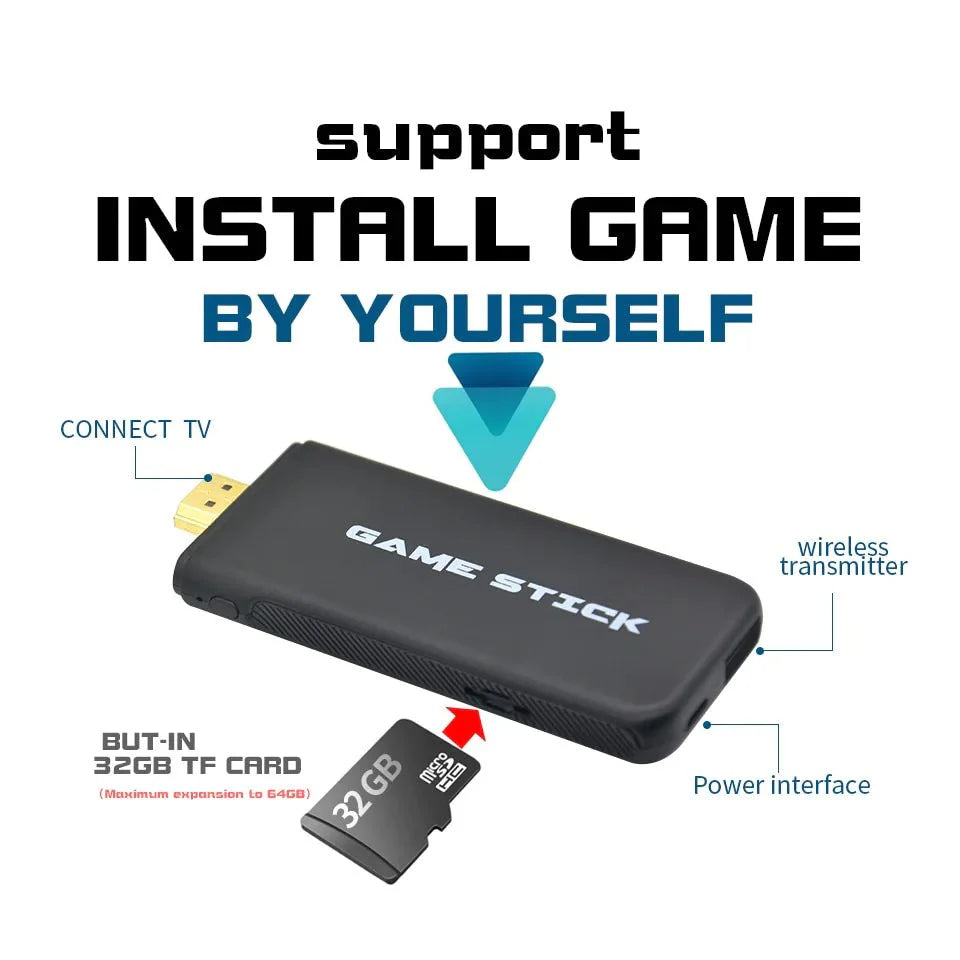 Consola de Juegos Dobles 2.4G - Juegos Clásicos Redefinidos