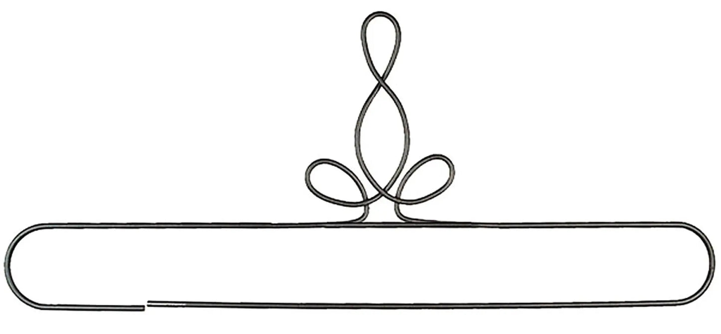 24in Heirloom Split Bottom Hanger - Silver