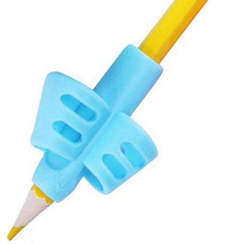 2/4Pcs Kids Silicone Pencil Grips for Handwriting Improvement - Korvel