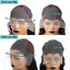 Peluca de encaje frontal de cabello humano con onda profunda al 250% - 30/40 pulgadas