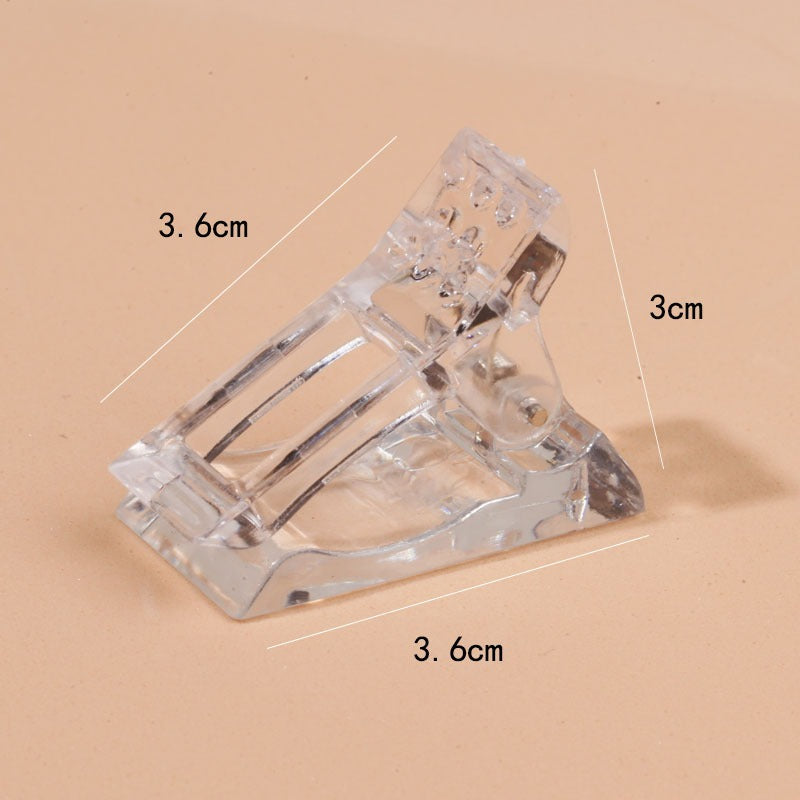 Nail crystal clip extension glue auxiliary tool for fixing nail mold clip - Korvel