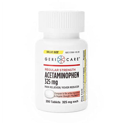 GeriCare Acetaminophen Regular Strength Pain Relief - 200 Count