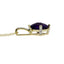 Amethyst Diamond Fashion Pendant in 10KT Yellow Gold