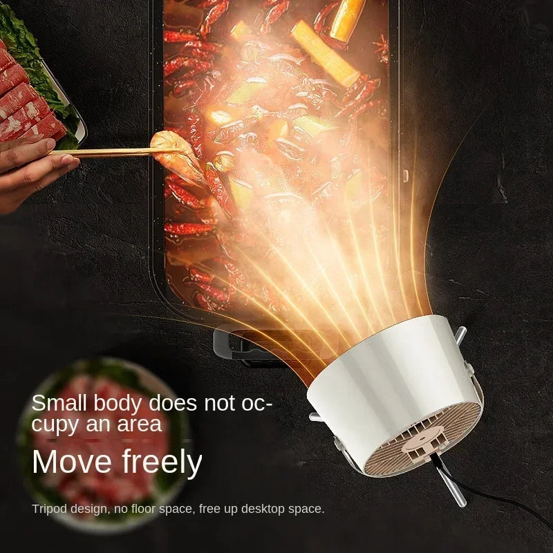 Portable USB Desktop Range Hood with Powerful Suction