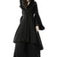 Elegant Stand Collar Wool Overcoat