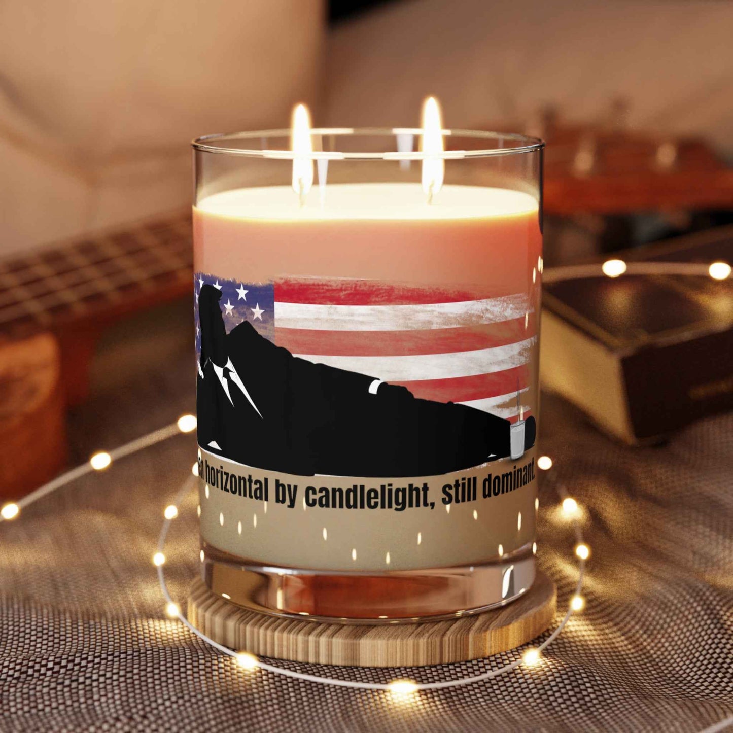 Even Horizontal by Candlelight – Vela de Parodia Política
