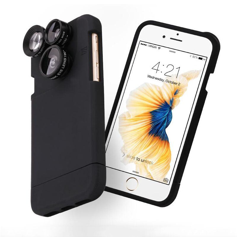 4 In 1 Telescope lense Mobile Phone Case for Iphone x 8plus 7 plus 6 plus 8 7 6s Camera lenses Outdoor Hunting - Korvel