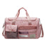 Sac de voyage multi-poches à contraste de couleur tendance
