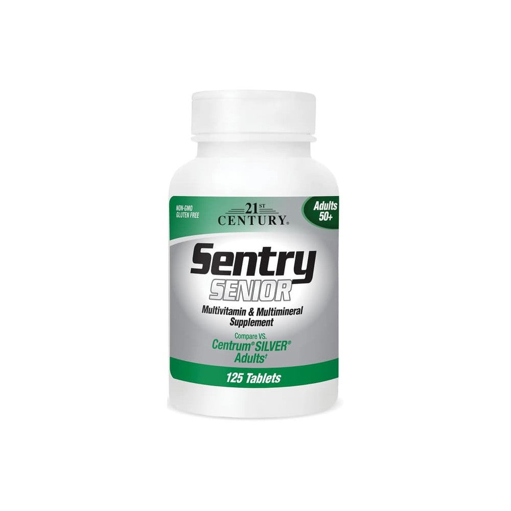 Multivitamine Sentry Senior du 21e siècle pour adultes de 50 ans et plus (125 comprimés)