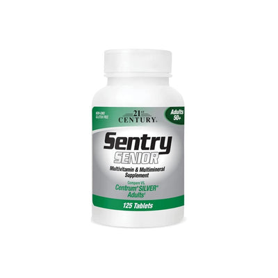 Multivitamine Sentry Senior du 21e siècle pour adultes de 50 ans et plus (125 comprimés)