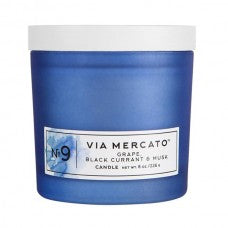 Via Mercato Blackcurrant & Musk No9 Candle - 8 oz