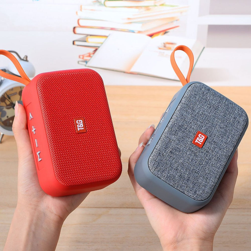 Original Brand TG506 Speakers Portable Bluetooth Speaker Wireless Soundbar Outdoor HIFI Subwoofer Support TF Card FM Radio Aux - Korvel